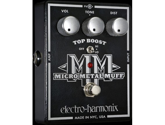 ELECTRO-HARMONIX Micro Metal Muff - Distortion with Top Boost - Série XO