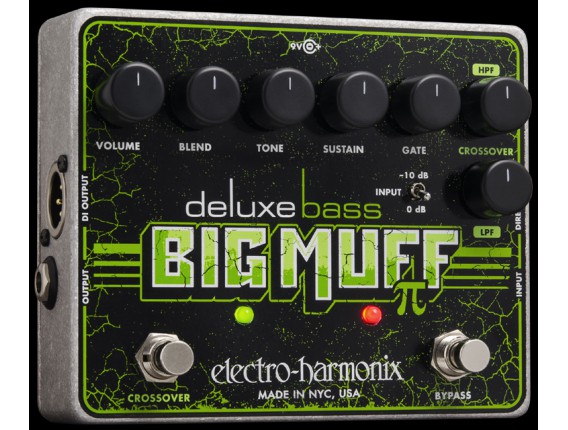 ELECTRO-HARMONIX Deluxe Bass Big Muff Pi - Distortion/Sustainer - Série XO