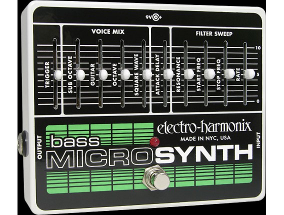 ELECTRO-HARMONIX Bass Microsynth - Analog/Synthesizer - Série XO (Alim 9.6DC-200 fournie)
