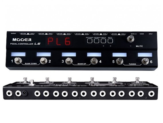 MOOER PC L6 - Pedal Controller Loop 6 avec tuner