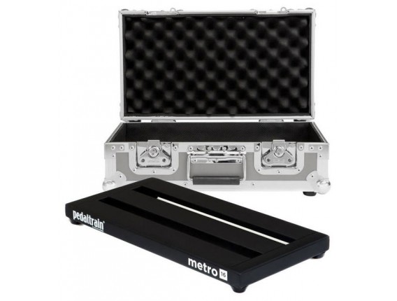 PEDALTRAIN PT-M16-TC - Pedalboard METRO 16 avec flightcase