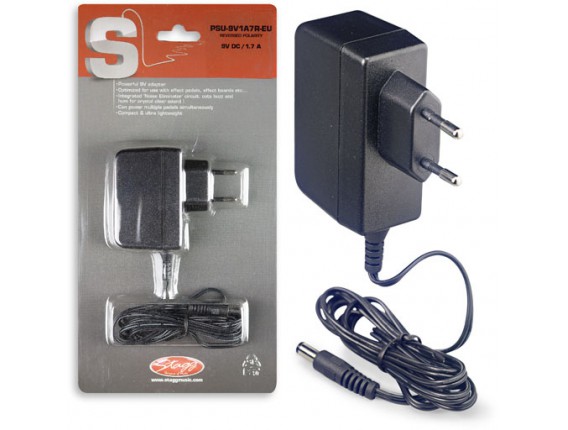 STAGG PSU-9V1A7R-EU ADAP.DC STABIL 9V/1,7A-POL.REV