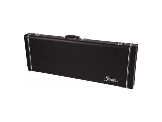 FENDER 0996102406 - Etui Deluxe Strat / Tele (G&G Case), Black Tolex, Peluche Orange