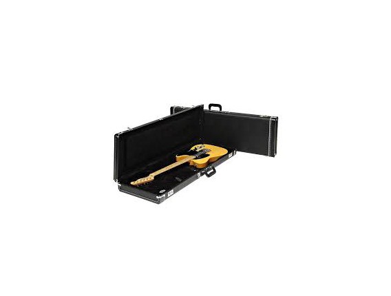 FENDER 0996101306 - Etui Deluxe Strat / Tele (G&G Case), Black Tolex, Peluche Black