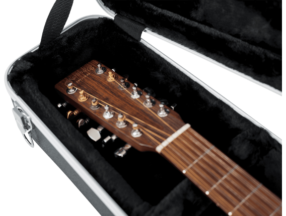 GATOR GCDREAD-12 - Etui en ABS Deluxe pour guitare folk Dreadnought 12 cordes