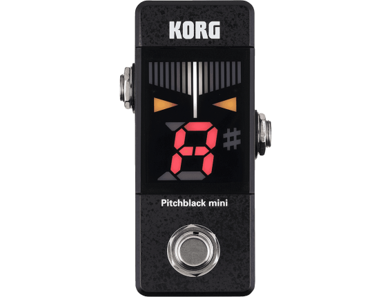 KORG Pitchblack Mini Pedal BK - Mini Pédale Accordeur Pro, Noir