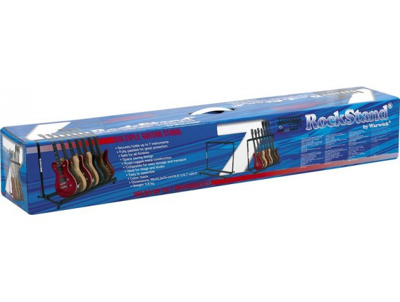 ROCKSTAND RS 20882 B/1 FP - Stand pour 7 Guitares/Basses (Flat Pack)