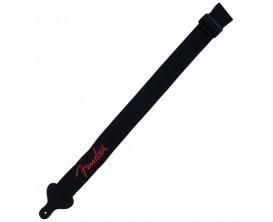 FENDER 0990662015 2" Black Poly Strap w/ Red Fender Logo FENDER 0990662015 2" Black Poly Strap w/ Red Fender Logo