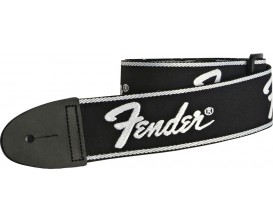 FENDER 0990671000 Fender Running Logo Strap, Black