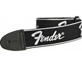 FENDER 0990671000 Fender Running Logo Strap, Black FENDER 0990671000 Fender Running Logo Strap, Black