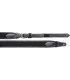 STAGG SLL 13 BLK/BLK - Sangle noire en cuir pour guitare