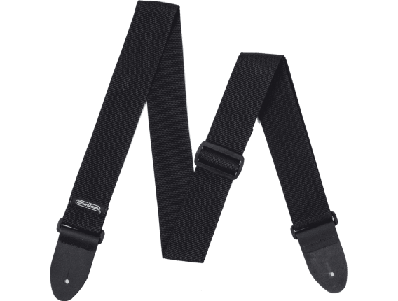 DUNLOP D07-01BK - Courroie guitare économique, nylon, noir