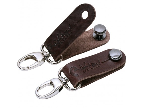 RIGHTON STRAPS - Banjo Strap Adapter Brown (la paire)