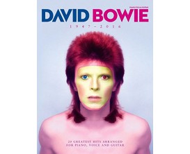 David Bowie 1947-2016 - 20 Greatest Hits arranged for Piano, Voice and Guitar - Wise Publications
