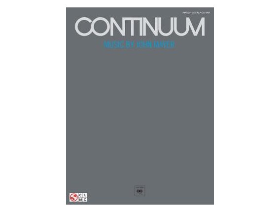 Continuum Music By John Mayer (Piano, Voix, Guitare) - Cherry Lane Music - Hal Leonard