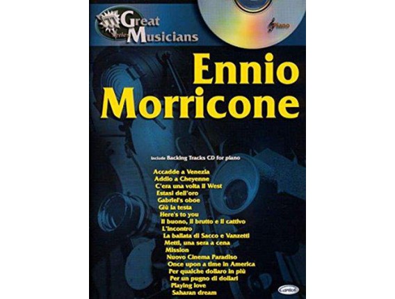 Great Musicians Serie - Ennio Morricone (piano, avec CD) - Carisch Music