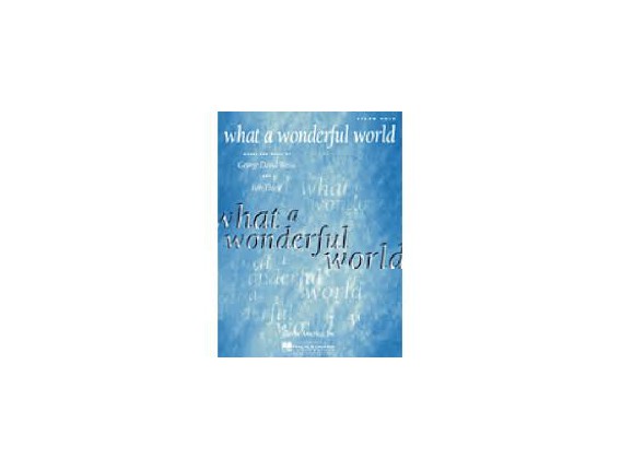 What a Wonderful World (Piano Solo) - G. D. Weiss / B. Thiele - Hal Leonard