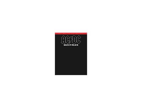 LIBRAIRIE - AC/DC Back in Black (Guitar Tablature Edition) - Hal Leonard