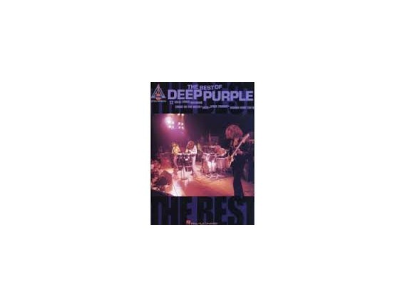 LIBRAIRIE - The Best of Deep Purple (Recorded guitar versions) - Hal Leonard