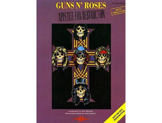 Guns N' Roses Appetite For Destruction (Guitar, Vocal) - Faber Music