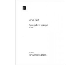 LIBRAIRIE - Arvo Pärt Spiegel im Spiegel für Orgel - Universal Edition