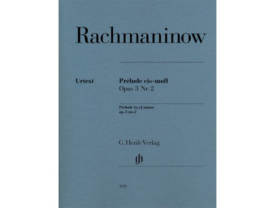 LIBRAIRIE - Rachmaninow - Prélude Do Dies Mineur Opus 3 No 2 - Henle Verlag
