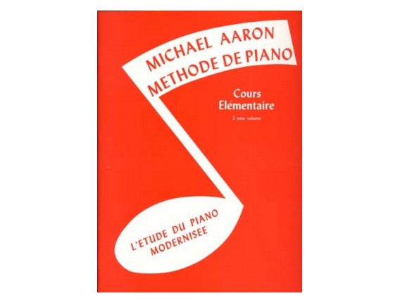 LIBRAIRIE - Méthode de Piano Vol.2, M.Aaron - (Ed. Alfred)
