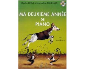 LIBRAIRIE - Ma deuxième année de Piano - C. Hervé J. Pouillard (Ed. Lemoine)