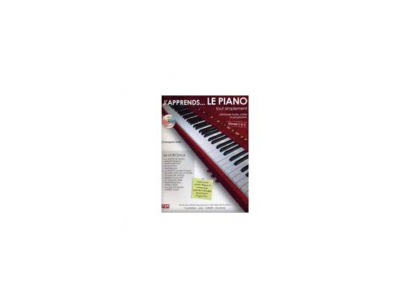 LIBRAIRIE - J'apprends... Le Piano tout simplement Vol.1 (Nveau 1 & 2 avec CD) - Ch. Astié - F2M Editions