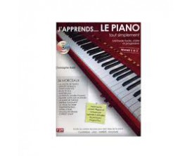 LIBRAIRIE - J'apprends... Le Piano tout simplement Vol.1 (Nveau 1 & 2 avec CD) - Ch. Astié - F2M Editions