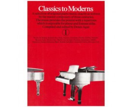 LIBRAIRIE - Classics To Moderns Piano Vol 1 - Denes Agay - Yorktomwn Music Press
