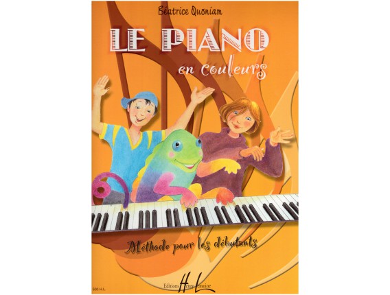 LIBRAIRIE - Le Piano en Couleurs - Méthode pour les Débutants - B. Quonian - Ed. Lemoine