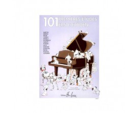LIBRAIRIE - 101 Première Etudes (Piano) - C. Hervé, J. Pouillard - Editions Lemoine