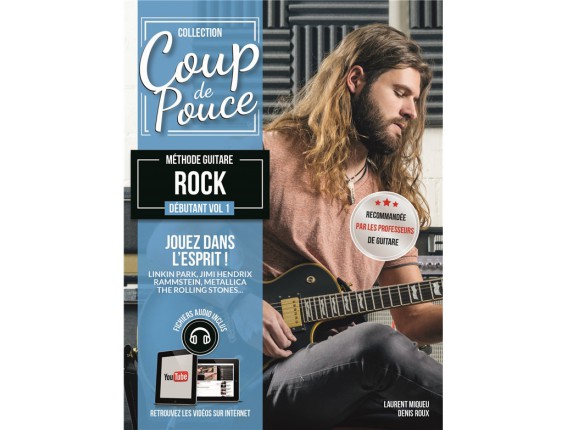 Coup De Pouce - Méthode Guitare Rock Débutant Volume 1 (Guitare Electrique) avec CD