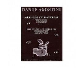 LIBRAIRIE - Méthode de Batterie, ETS Vol.3 - Dante Agostini