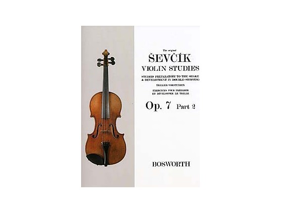 LIBRAIRIE - SEVCIK Vilon Studies OP. 7 Part 2 - Bosworth