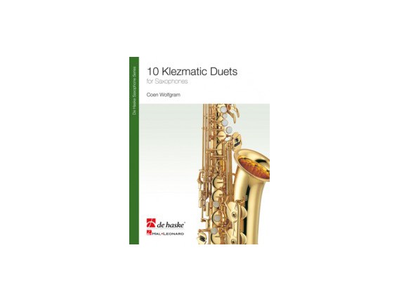 LIBRAIRIE - 10 Klezmatic Duets for Saxophone - Coen Wolfgram - Ed. de Haske