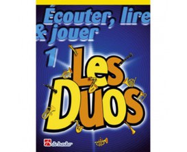 Ecouter, lire et jouer, les duos vol 1, saxophone alto/baryton-, Ed. Dehaske