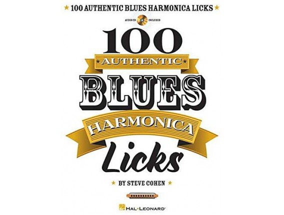 100 Authentic Blues Harmonica Licks (Avec CD) - Steve Cohen - Hal Leonard