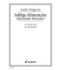 LIBRAIRIE - Solfège Elémentaire (en clé de Sol) - André Waignien - Ed. Schott