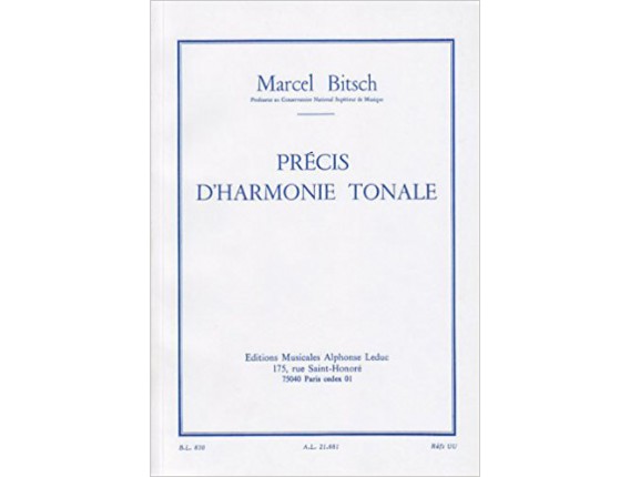 Précis d'Harmonie Tonale - Marcel Bitsch - Ed. A. Leduc