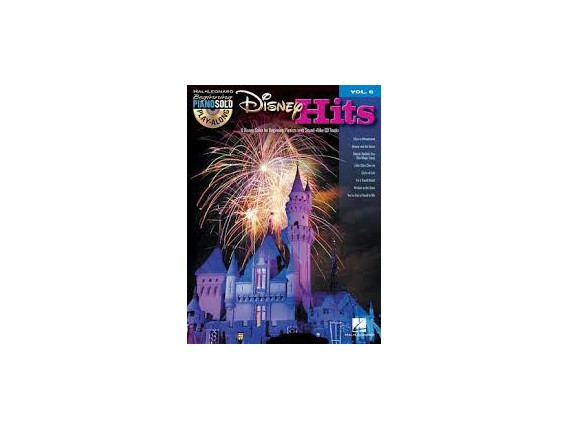 LIBRAIRIE - Play Along Disney Hits Vol. 6 (Beginning Piano Solos avec CD) - Hal Leonard