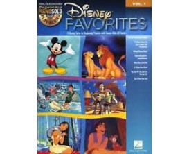LIBRAIRIE - Play Along Disney Favorites Vol. 1 (Beginning Piano Solos avec CD) - Hal Leonard
