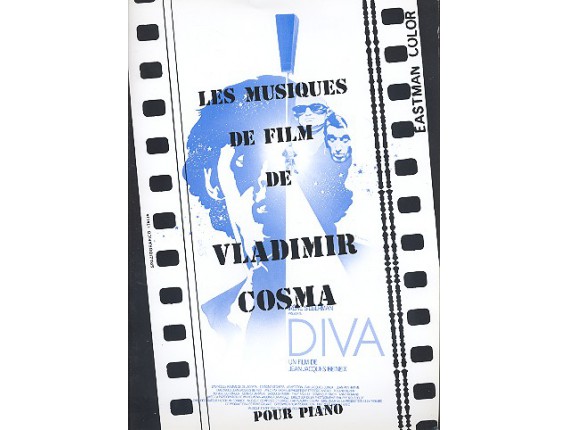 LIBRAIRIE - Les musiques de film de Vladimir Cosma pour piano - Ed. Musicales Transatlantiques Paris