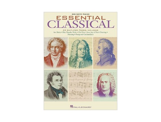 Essential Classical - 22 Simplified Pieces (Big-note Piano) - Hal Leonard