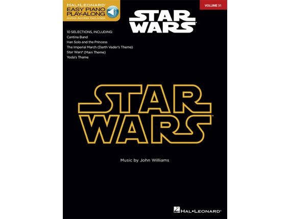 Easy Piano Play Along Volume 31 Star Wars - J. Williams - Hal Leonard