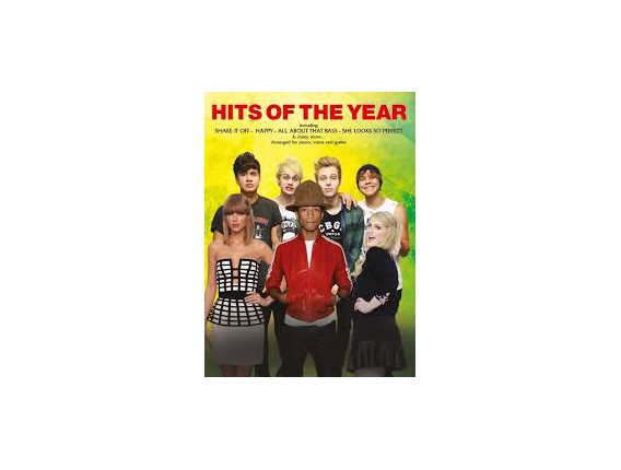 Hits of the Year Twenty Huge hit Songs arranged for Piano, voice and guitar - W. Publ.