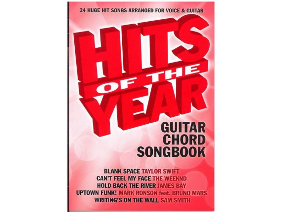 Hits of the Year Guitar Chord Songbook - Wise publications