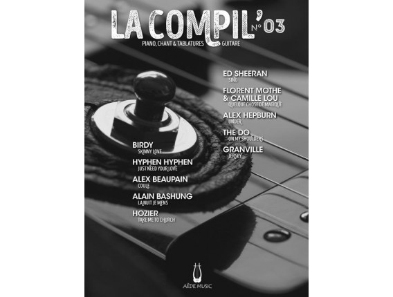 LIBRAIRIE - La Compil' No3 (Piano, Chant et Tablatures Guitare) - Aède Music
