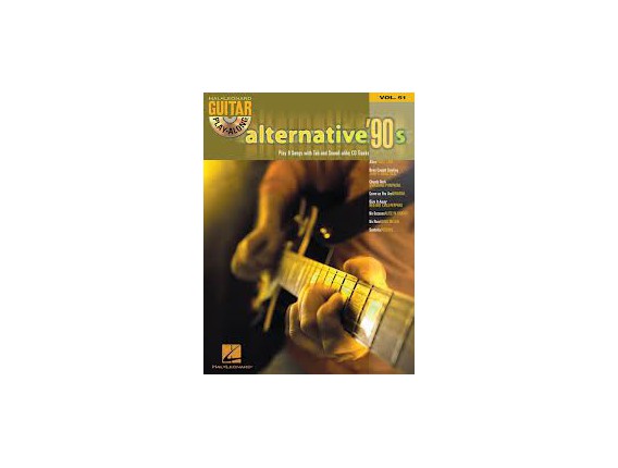 LIBRAIRIE - Guitar Play Along Alternative 90's Vol.51 (Avec CD) - Hal Leonard